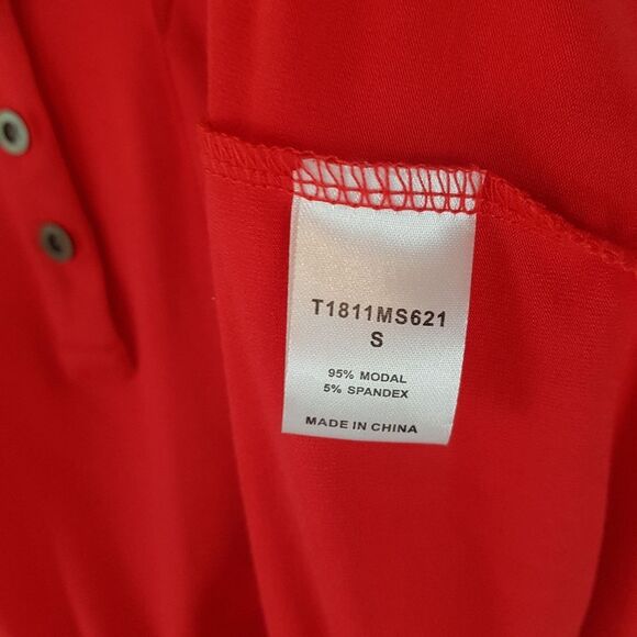 Tart Collection Womens Size S Modal Blend Popover Tunic Dress Red - Picture 3 of 7